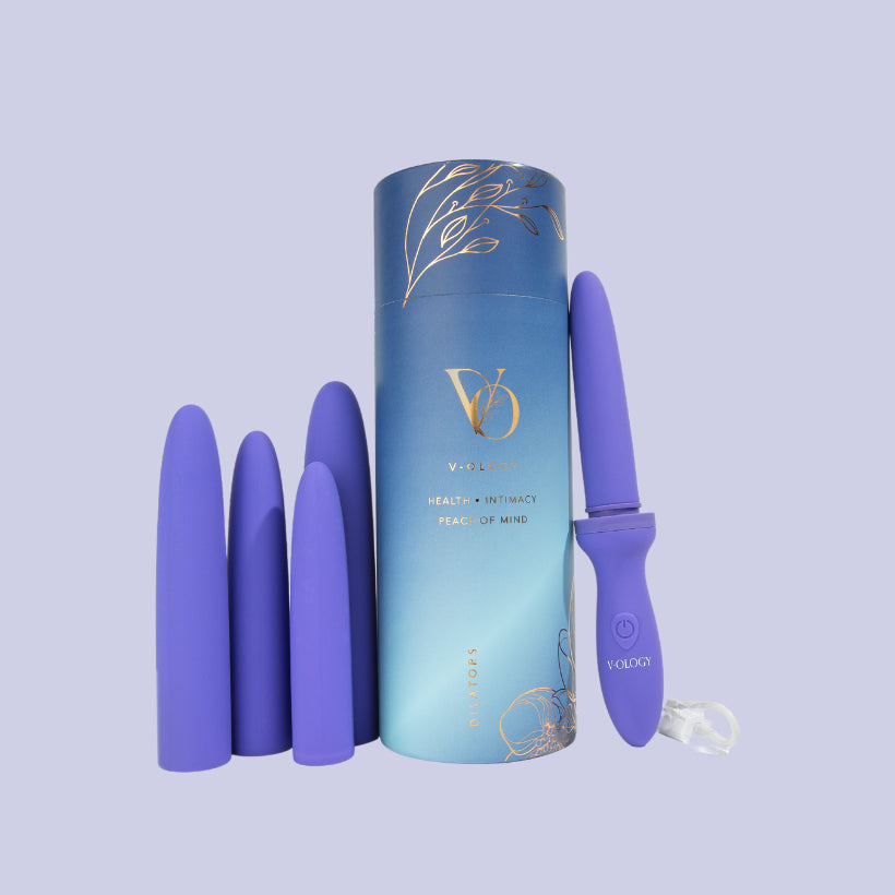 A set of V-OLOGY Vitality Dilator Kit on a white background.